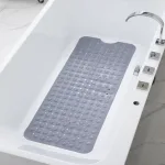 accessoire de salle de bain tapis antidérapant gris