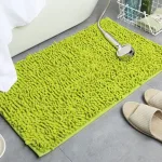 accessoire de salle de bain tapis vert empire