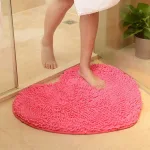 accessoire salle de bain coeur