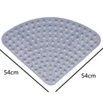 accessoire salle de bain tapis de bain d'angle