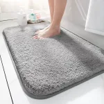 tapis antidérapant épais pour salle de bain