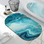 tapis antidérapant marbré