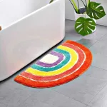 tapis antidérapant multicolore