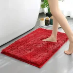 tapis chenille couleur salle de bain