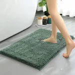 tapis chenille moderne salle de bain