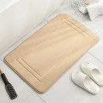 tapis confortable salle de bain