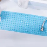 tapis de baignoire en bleu