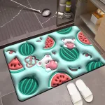 tapis de bain amusant