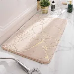 tapis de bain antidérapant effet marbre