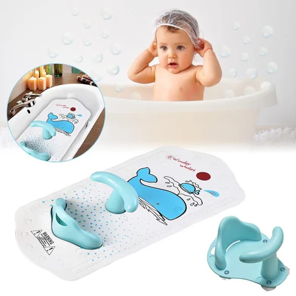 Tapis de bain bebe avec siège
