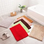 tapis de bain chenille antidérapant 60x90cm