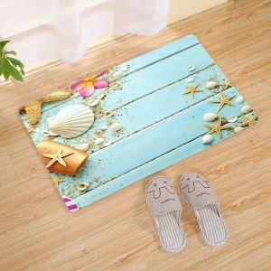 Tapis de bain coquillage