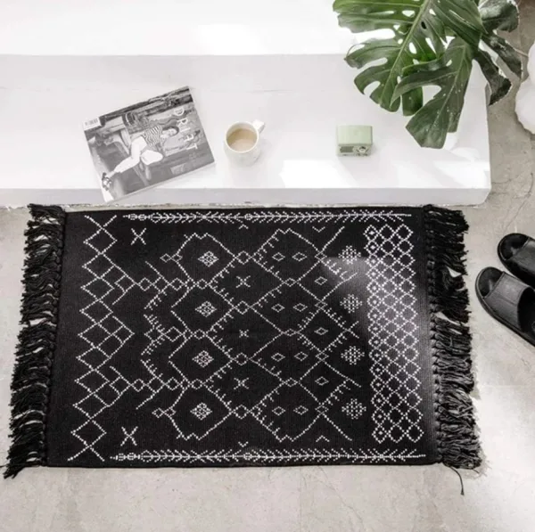 Tapis de bain coton grande taille