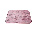 tapis de bain couleur framboise