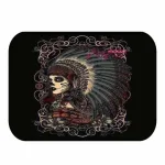 tapis de bain décoratif tête de mort