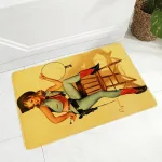 tapis de bain décoratif vintage