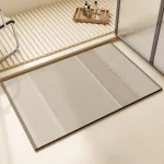 Tapis De Bain Design Gris