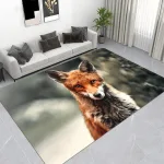 tapis de bain design renard