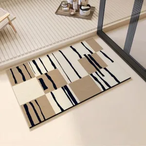 Tapis de Bain Diatomite Art Moderne