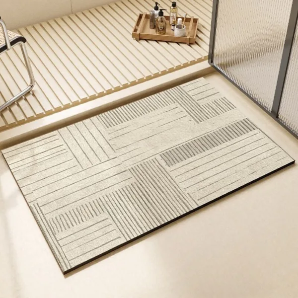 Tapis De Bain Diatomite Foncé
