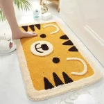 tapis de bain doux animaux