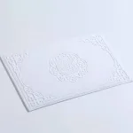tapis de bain doux en coton épais