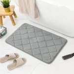 tapis de bain doux en microfibre