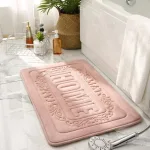 tapis de bain doux et moelleux