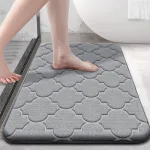 tapis de bain doux mémoire de forme