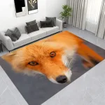 tapis de bain doux renard