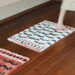 tapis de bain effet tigre