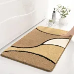 tapis de bain élégant art déco