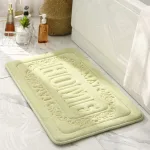 tapis de bain en chenille
