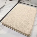 tapis de bain en coton doux