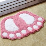 Tapis De Bain En Forme De Pied