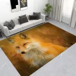 tapis de bain en forme de renard