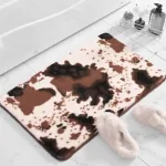 tapis de bain en forme de vache