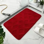 tapis de bain en microfibre antidérapant