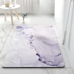 tapis de bain en polyester anti dérapant