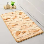 tapis de bain en shaggy