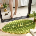 Tapis de bain feuille