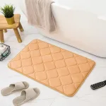 tapis de bain mémoire de forme pour salle de bain