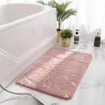 tapis de bain moderne marbre