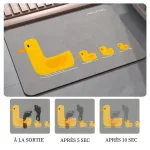 tapis de bain moelleux canard