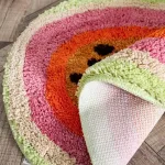 tapis de bain motif fruit