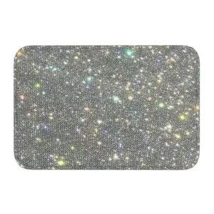Tapis de bain pailleté