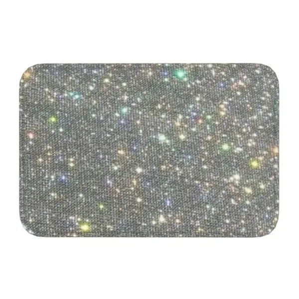 Tapis de bain pailleté
