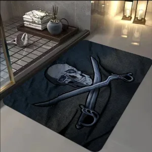 Tapis de bain pirate