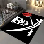 tapis de bain thème pirate