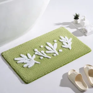 Tapis de Bain Vert Olive